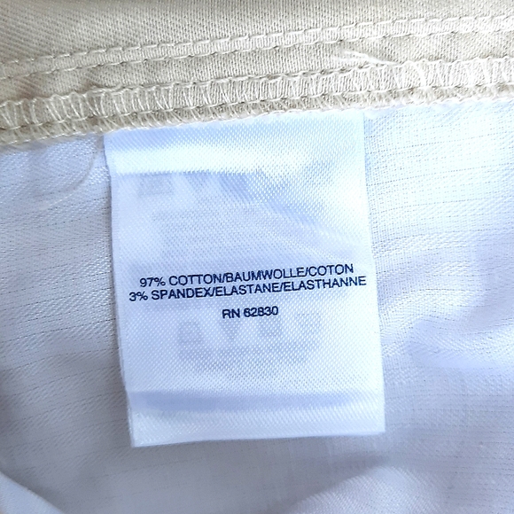 LANDS' END Mid Rise, Wide Leg, Light Beige Pants - Picture 8 of 12